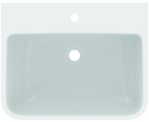 Ideal Standard i.life B Waschtisch 600x480x180mm Weiß, 1 Hahnloch, ohne Überlauf