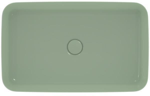 IDEAL STANDARD Ipalyss Schale 650x400x120 mm Seidenweiß – Aufsatzwaschtisch ohne Hahnloch & Überlauf