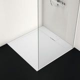 Ideal Standard Ultra Flat S i.life Quadrat-Brausewanne 1000x1000x30 mm Carraraweiß