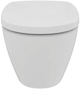 Ideal Standard Connect Wand-WC-Paket randlos mit SoftClosing WC-Sitz, 365x550x340 mm, Weiß