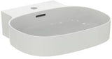 Ideal Standard Aufsatzwaschtisch Linda-X 500x480mm Weiß mit 1 Hahnloch & Überlauf