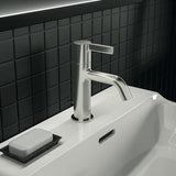 Ideal Standard Joy Waschtischarmatur Brushed Gold mit Ablaufgarnitur, 110 mm Ausladung