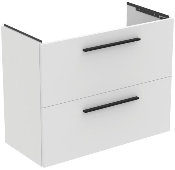 Ideal Standard i.life S Waschtischunterschrank 800 mm, 2 Auszüge, Weiß matt, wandhängend