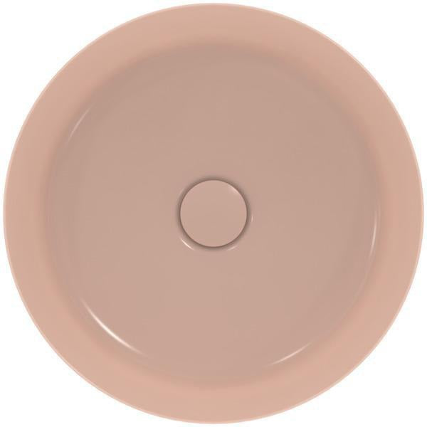 Ideal Standard Ipalyss Aufsatzwaschtisch 400x400mm Seidenweiß ohne Hahnloch ohne Überlauf