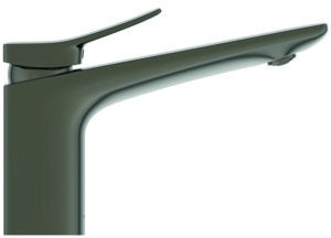 Ideal Standard Conca Einhebel-Waschtischarmatur 140 mm Ausladung ohne Ablaufgarnitur Magnetic Grey