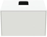 Ideal Standard Conca WT-Unterschrank 602 mm, 1 Auszug, Push-Open, Softclose, Weiß matt