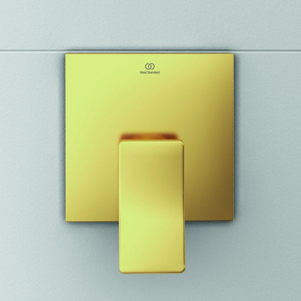 IDEAL STANDARD Conca Unterputz-Brausearmatur Bausatz2 in Brushed Gold – Einhandmischer