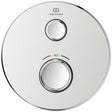 Ideal Standard Brausethermostat UP Ceratherm Navigo 1 Verbraucher Rund Chrom – Unterputz-Thermostat mit Easy-Box