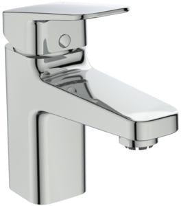 Ideal Standard Ceraplan Waschtischarmatur mit Ablaufgarnitur, 104 mm Ausladung, Chrom