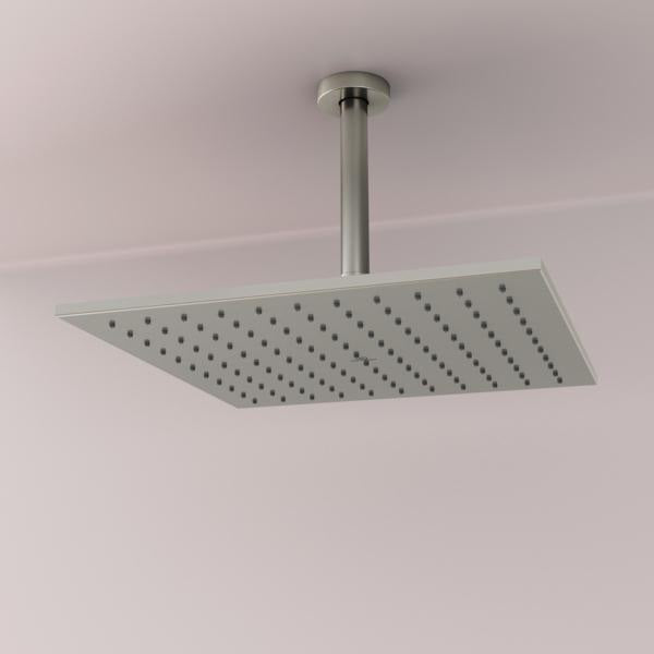 IDEAL STANDARD Idealrain Deckenanschluss 180 mm Chrom – Für Duschkopf, 1/2 Zoll Außengewinde