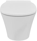 Ideal Standard Wand-T-WC-Kombipaket Connect Air mit AQUABLADE und Softclosing, 365x540mm, Weiß