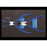 KING TONY Profi-Werkzeuge - Sprengringzangen-Set in EVAWAVE-Schaumstoff-Einlage - 2 tlg. 942102GPV