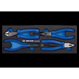KING TONY Profi-Werkzeuge - Zangen-Set, EVAWAVE - 4 tlg. 940104GPE