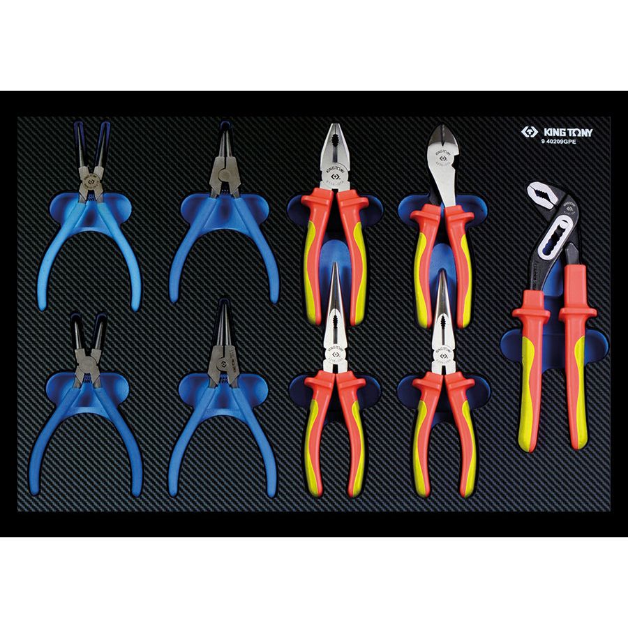 KING TONY Profi-Werkzeuge - Zangen-Set - 9 tlg. 940209GPE