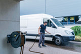 GEKA Schlauchaufroller PA30 mit Federrückzug, G 1 AG, pulverbeschichteter Stahl, 25,4 kg