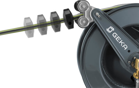 KARASTO Schlauchaufroller PA30SK G 1 AG mit GEKA® plus Winkeldreharmatur und 30m Schlauch