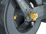 GEKA Schlauchaufroller PA30 mit Federrückzug, G 1 AG, pulverbeschichteter Stahl, 25,4 kg