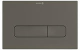 KLUDI UNIFIX Betätigungsplatte 236 x 152 mm chrom – 2-Mengen-Spülung, Frontbedienung