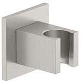 KLUDI A-QA Wandhalter edge starr Chrom – Brausehalter mit verdeckter Befestigung