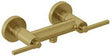 KLUDI NOVA FONTE Brausearmatur PURISTIC Brushed Gold – Zweigriff-Wandarmatur