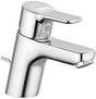 KLUDI PURE & EASY Waschtisch-Einhandhebelmischer 60 mit Ablaufgarnitur, chrom