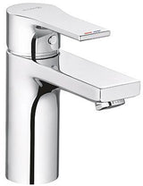 KLUDI ZENTA SL Waschtisch-Einhandhebelmischer mit Push-Open-Ablaufventil, chrom