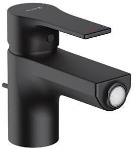 KLUDI ZENTA SL Bidet-Einhandmischer mit Ablaufgarnitur – Chrom, DN 15, Keramik-Kartusche
