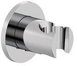 KLUDI A-QA Wandhalter rund starr Chrom – Brausehalter mit verdeckter Befestigung