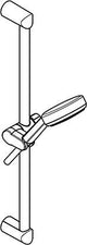 KLUDI DIVE S Brause-Set 1S mit Wandstange 600 mm chrom – Handbrause, Schlauch & Halterung