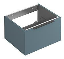 KLUDI ICOS Wand-Waschtischunterschrank 60 cm Mattweiß mit Soft-Close