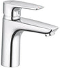 KLUDI PURE&SOLID Waschtisch-Einhandhebelmischer 100 DN 15 chrom ohne Ablaufgarnitur