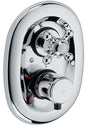 KLUDI 1926 UP-Thermostatarmatur Feinbau-Set Absperrventil chrom – thermostatische Temperaturregelung