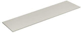 KLUDI ICOS Deckplatte 200,8 x 50,3 cm Matt Light Dove – Geschlossene Platte für Badmöbel