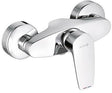 KLUDI PURE & SOLID Brause-Einhandmischer eigensicher chrom – Wandmontage DN 15