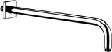 KLUDI A-QA Wand-Brausearm 400 mm eckige Wandrosette chrom/weiß