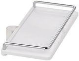 KLUDI Cockpit Ablage für Cockpit Explorer 8005005-00 – verstellbare Ablage 100 x 200 mm, Kunststoff weiß