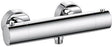 KLUDI OBJEKTA Thermostat-Brausearmatur DN 15 chrom – Wandmontage, Heißwassersperre 38 °C, inkl. S-Anschlüsse