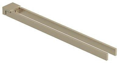 KLUDI VELA C Doppel-Handtuchstange 430 mm Chrom – verstellbar, verdeckte Wandmontage