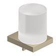 KLUDI VELA C Glas-Seifenspender chrom – 150 ml Flüssigseifenspender zur Wandmontage