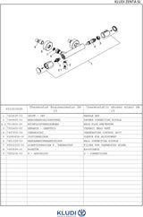 KLUDI ZENTA SL Thermostat-Brausearmatur – Chrom, eigensicher, mit Heißwassersperre