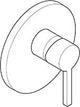 KLUDI NOVA FONTE UP-Brause-Einhandmischer Feinbau-Set mit Funktionseinheit chrom