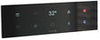 KLUDI TouchTronic Elektronisches Unterputz-Thermostat mit Touchdisplay, Schwarz, IP54, WLAN