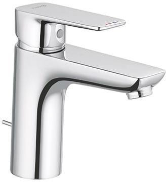 KLUDI PURE&STYLE Waschtisch-Einhandmischer 100 mit Metall-Ablaufgarnitur, chrom