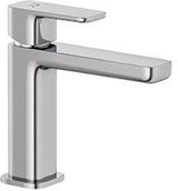 KLUDI RENON Waschtisch-Einhandmischer 110 mit Push-Open Ablaufgarnitur chrom