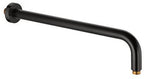 400 mm / mattschwarz / schwarz