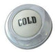 KLUDI Ersatzteil Porzellanmarkierung Cold chrom – Markierung für Cold-Wasser