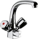 KLUDI STANDARD Spültisch-Multi-Armatur mit 200 mm Auslauf, chrom – inkl. Geräteanschlussventil