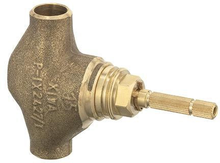 KLUDI Unterputzventil 22 mm mit keramischem Oberteil – STANDARD Bausatz 1, DN 15, Lötanschluss
