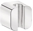 KLUDI A-QA Wand-Brausehalter aus Messing, chrom, starre Wandmontage mit verdeckter Befestigung