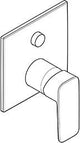 KLUDI PURE&STYLE Unterputz-Wannenfüll- und Brause-Einhandmischer mit PUSH&SWITCH Funktionseinheit, Chrom
